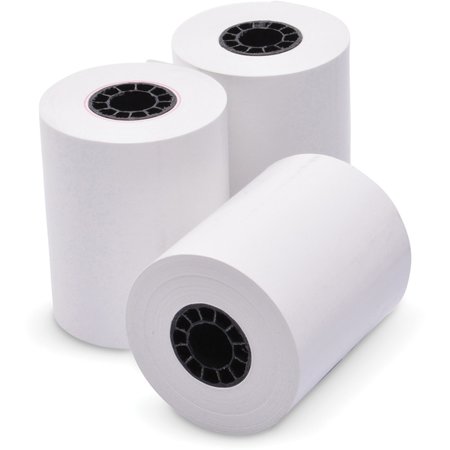 Iconex Direct Thermal Printing Thermal Paper Rolls, 2.25 x 80 ft, White, PK12 6370